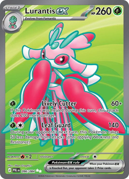 Lurantis ex (096/084) Pitch Black Ultra Rare – Pokémon TCG English