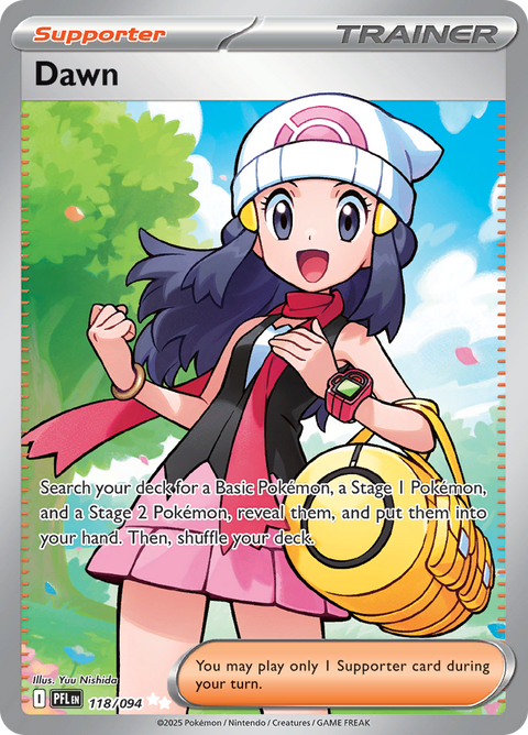 Dawn 118/094 from Phantasmal Flames (PFL) - Ultra Rare English Pokémon TCG single card