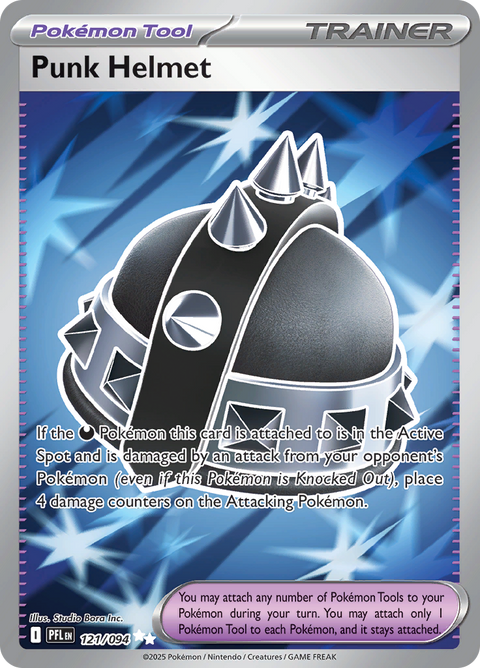 Punk Helmet 121/094 from Phantasmal Flames (PFL) - Ultra Rare English Pokémon TCG single card
