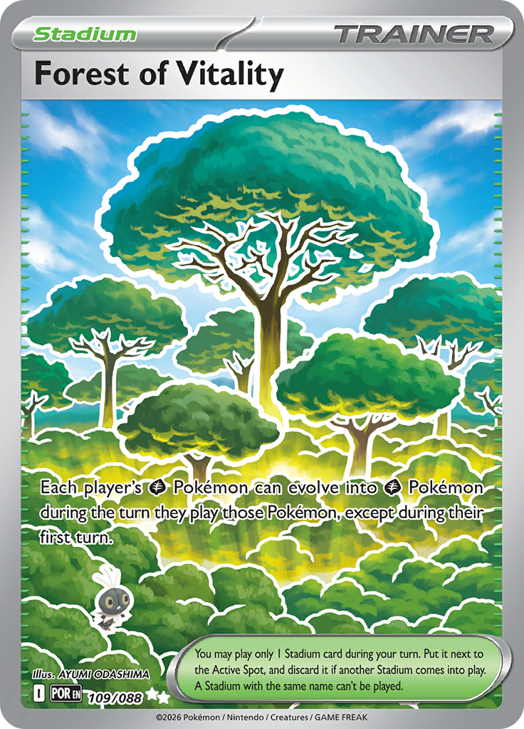 Forest of Vitality 109/088 from Perfect Order (POR) - Ultra Rare English Pokémon TCG single card