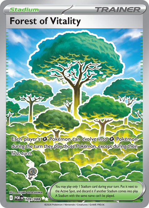 Forest of Vitality 109/088 from Perfect Order (POR) - Ultra Rare English Pokémon TCG single card