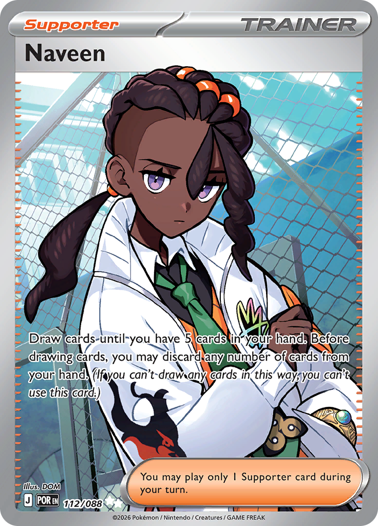 Naveen 112/088 from Perfect Order (POR) - Ultra Rare English Pokémon TCG single card