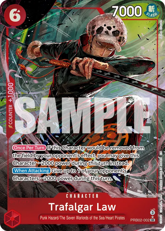Trafalgar Law (PRB02-002) PRB02 Alternate Art (AA)