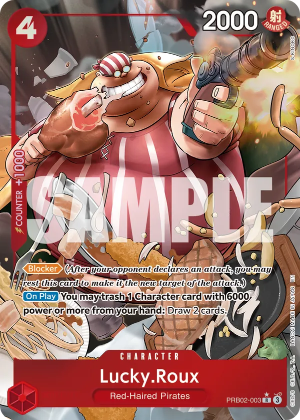 Lucky.Roux (PRB02-003) PRB02 Alternate Art (AA)