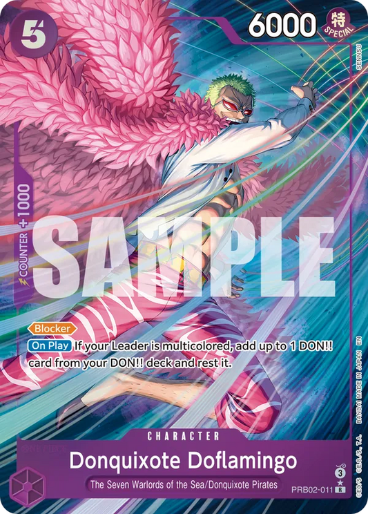 Donquixote Doflamingo (PRB02-011) PRB02 Alternate Art (AA)