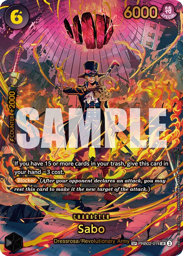 Sabo (PRB02-014) OP15-EB04 Special Rare (SP)