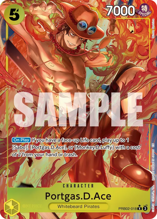 Portgas.D.Ace (PRB02-018) PRB02 Alternate Art (AA)