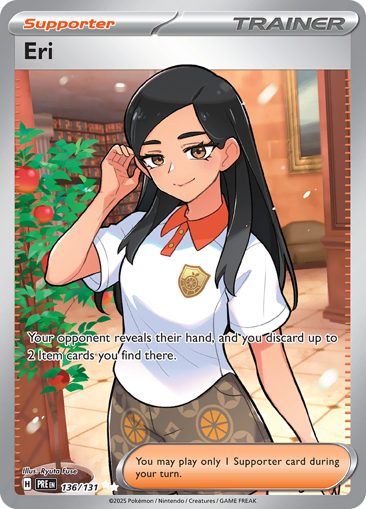Eri 136/131 from Prismatic Evolutions (PRE) - Ultra Rare English Pokémon TCG single card