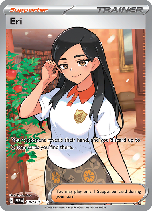 Eri 136/131 from Prismatic Evolutions (PRE) - Ultra Rare English Pokémon TCG single card