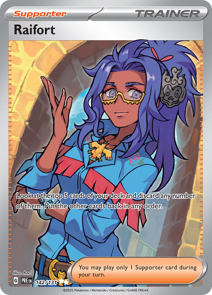 Raifort 142/131 from Prismatic Evolutions (PRE) - Ultra Rare English Pokémon TCG single card