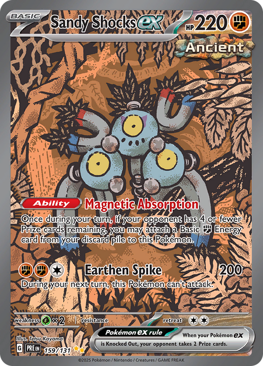 Sandy Shocks ex 159/131 from Prismatic Evolutions (PRE) - Special Illustration Rare English Pokémon TCG single card
