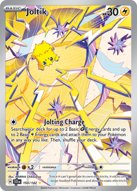 Joltik 150/142 from Stellar Crown (SCR) - Illustration Rare English Pokémon TCG single card