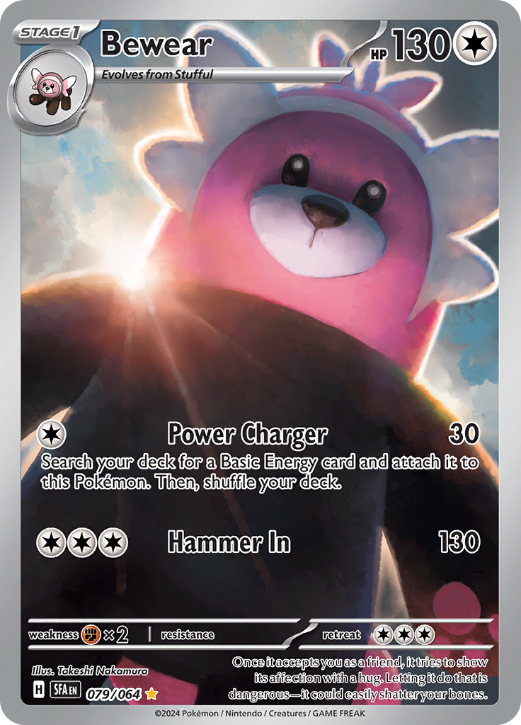 Bewear 079/064 from Shrouded Fable (SFA) - Illustration Rare English Pokémon TCG single card