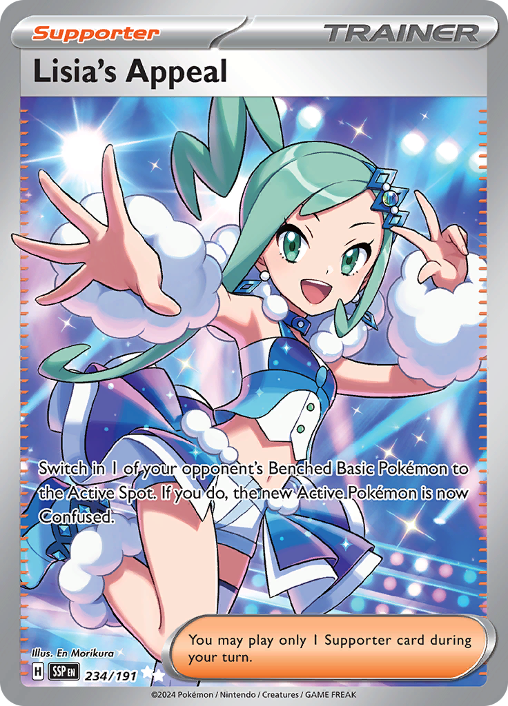 Lisia's Appeal 234/191 from Surging Sparks (SSP) - Ultra Rare English Pokémon TCG single card