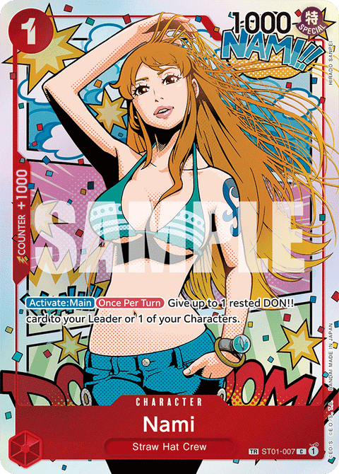 Nami OP06 (ST01-007) Treasure Rare
