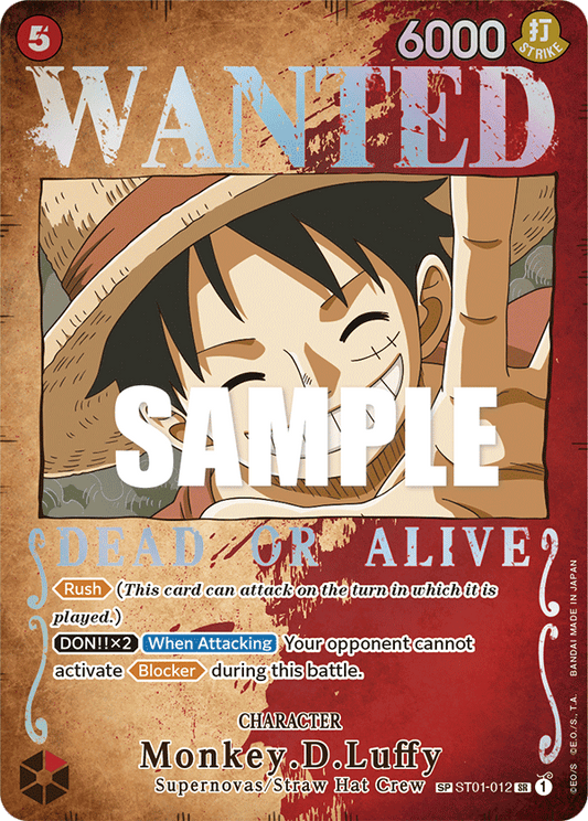 Monkey D. Luffy (ST01-012) OP03 Special Rare (SP)