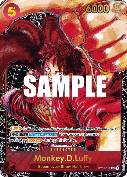 Monkey.D.Luffy (ST01-012) OP05 Special Rare (SP)