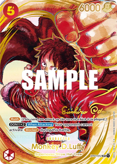 Monkey.D.Luffy (ST01-012) OP05 Special Rare (SP) Signed
