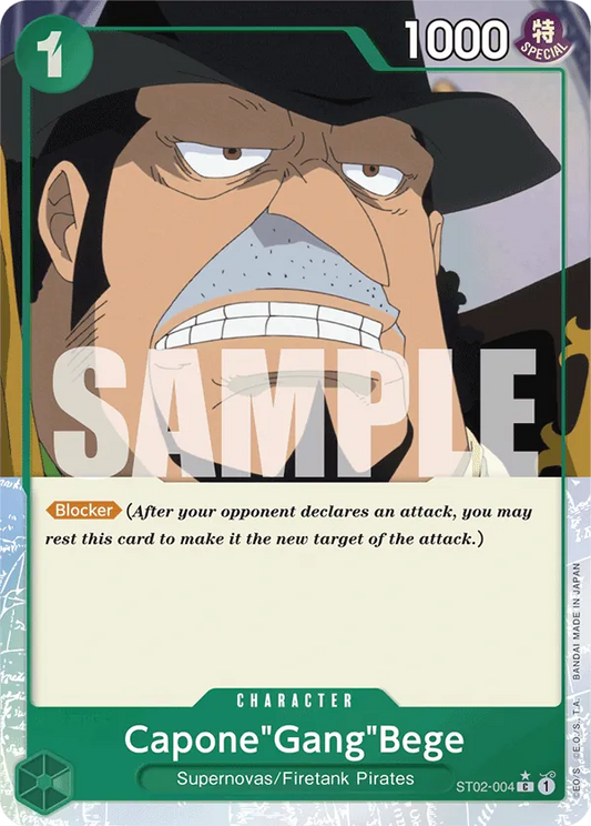 Capone"Gang"Bege (ST02-004) PRB01 Alternate Art (AA)