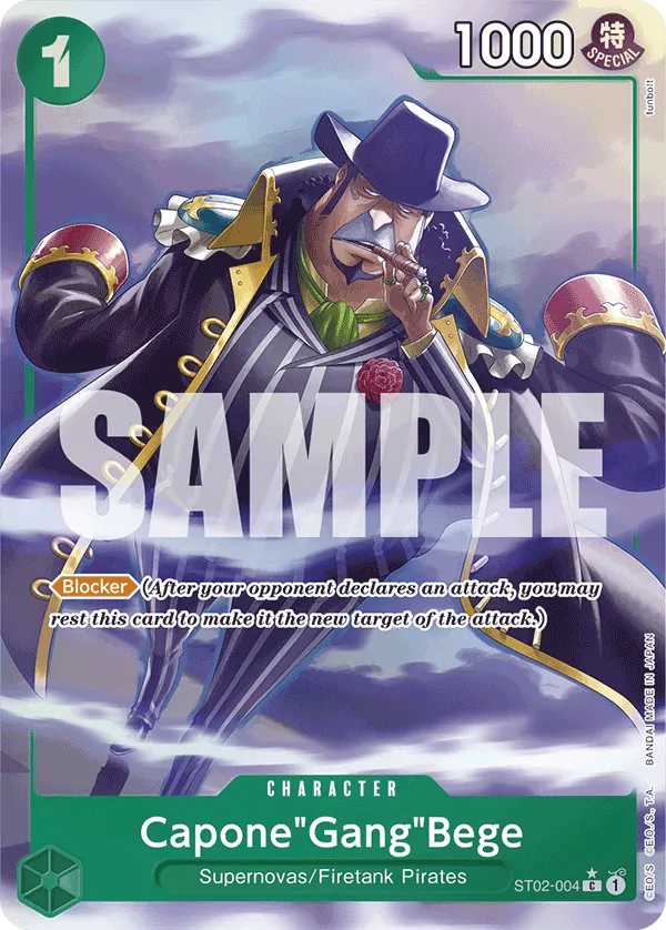 Capone"Gang"Bege (ST02-004) PRB01 Alternate Art (AA)