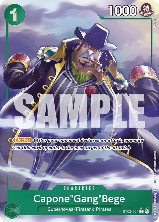 Capone"Gang"Bege (ST02-004) PRB01 Alternate Art (AA)