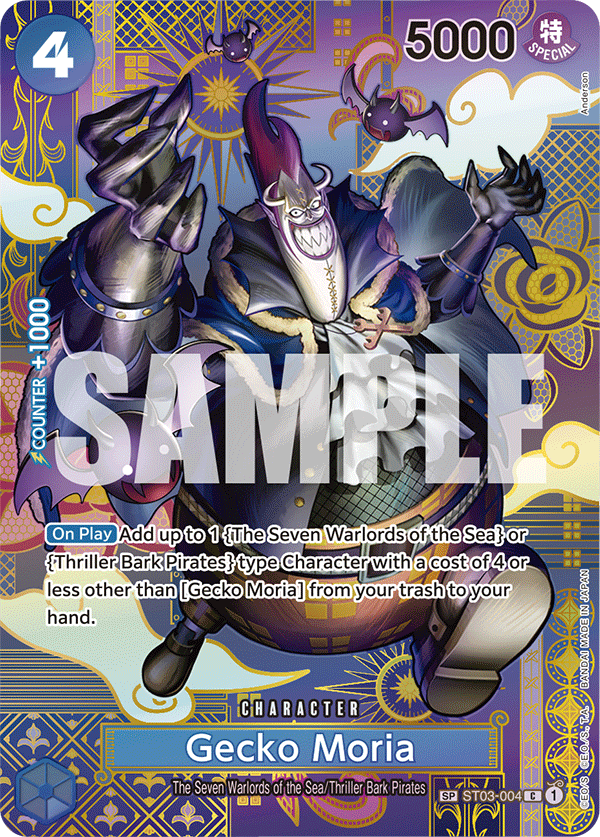 Gecko Moria (ST03-004) OP08 Special Rare (SP)