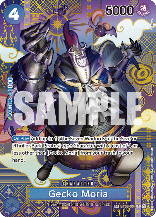 Gecko Moria (ST03-004) OP08 Special Rare (SP)