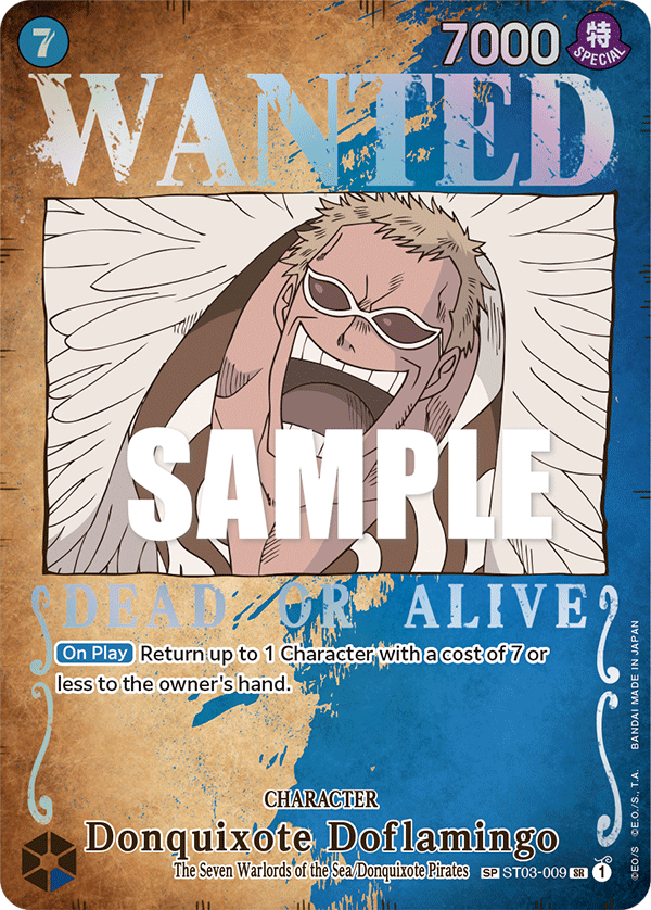 Donquixote Doflamingo (ST03-009) OP03 Special Rare (SP)