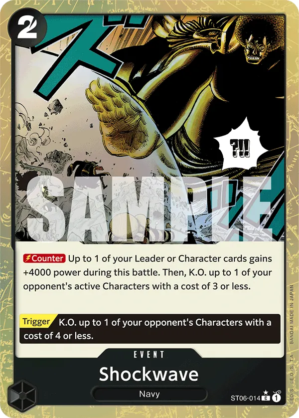 Shockwave (ST06-014) PRB01 Alternate Art (AA)
