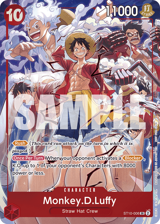 Monkey D. Luffy (ST10-006) One Piece Day 25 Dallas Promo