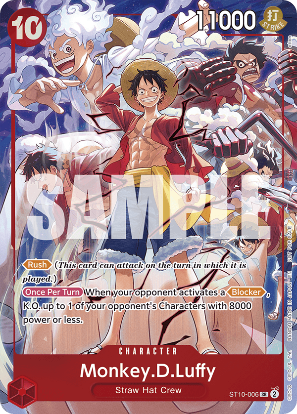 Monkey D. Luffy (ST10-006) One Piece Day 25 Dallas Promo