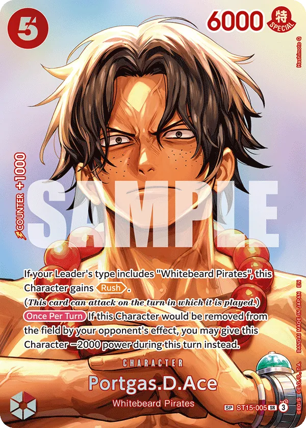 Portgas.D.Ace (ST15-005) OP16 Special Rare (SP)