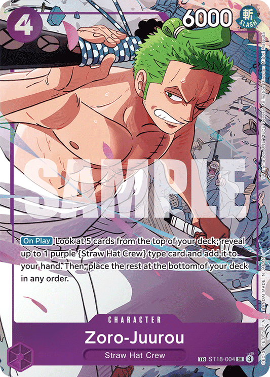Zoro-Juurou (ST18-004) OP09 Treasure Rare