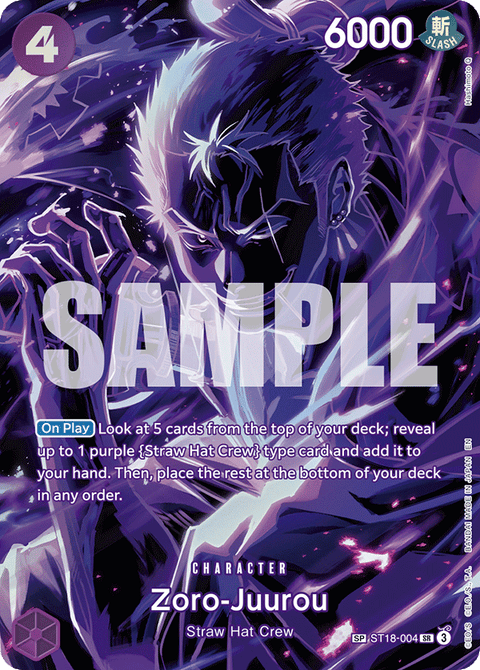 Zoro-Juurou (ST18-004) OP12 Special Rare (SP)