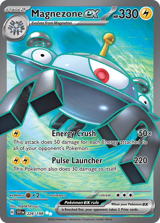 Magnezone ex 226/198 from Scarlet & Violet (SVI) - Ultra Rare English Pokémon TCG single card