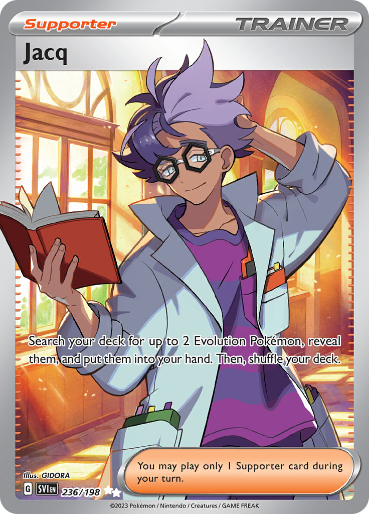 Jacq 236/198 from Scarlet & Violet (SVI) - Ultra Rare English Pokémon TCG single card