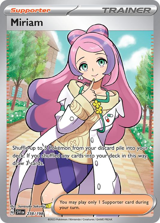 Miriam 238/198 from Scarlet & Violet (SVI) - Ultra Rare English Pokémon TCG single card