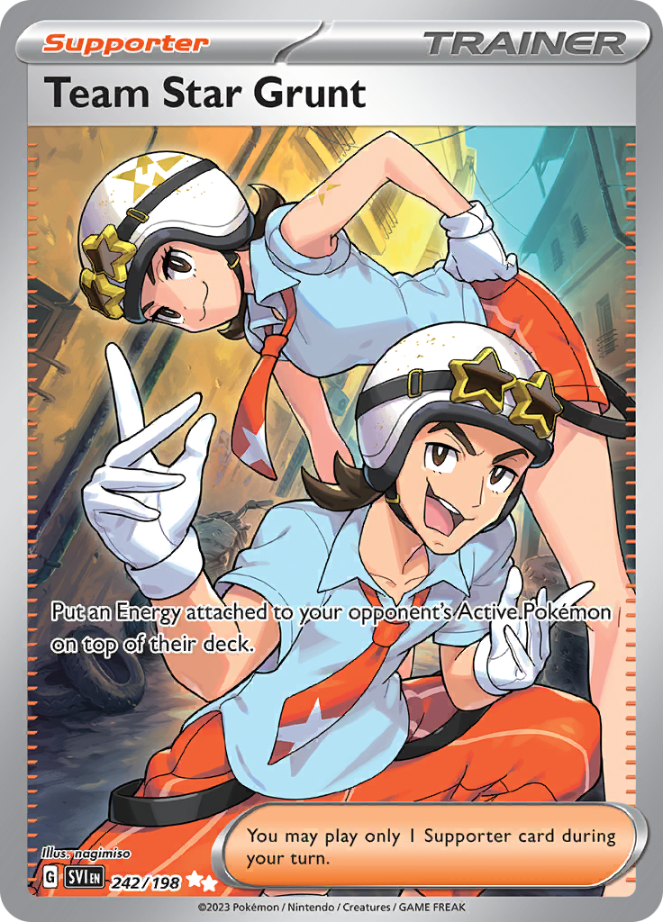 Team Star Grunt 242/198 from Scarlet & Violet (SVI) - Ultra Rare English Pokémon TCG single card