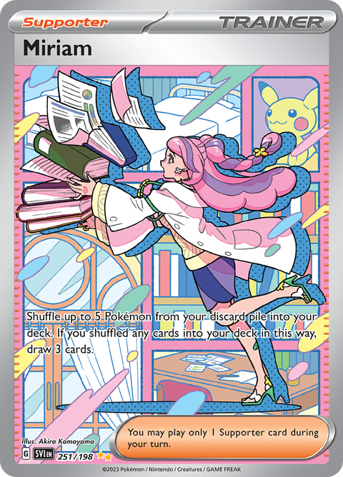 Miriam 251/198 from Scarlet & Violet (SVI) - Special Illustration Rare English Pokémon TCG single card