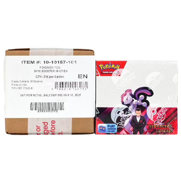 Pokémon TCG: Destined Rivals (DRI) Sealed Case - English