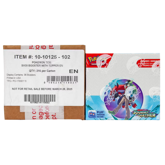 Pokémon TCG: Journey Together (JTG) Sealed Case - English