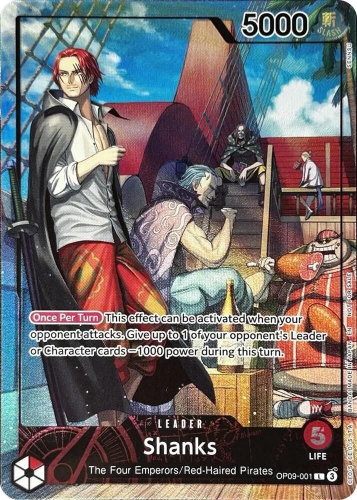 Shanks (OP09-001) PSA Magazine Collaboration Special Event Promo