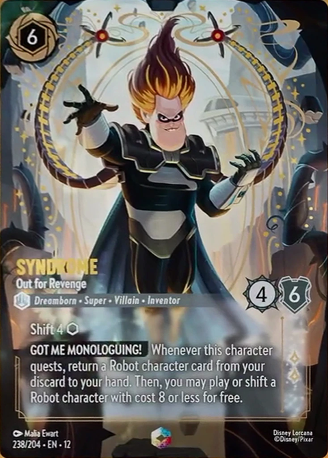 Syndrome - Out for Revenge (012-238) - Set 12: Wilds Unknown - Disney Lorcana Enchanted