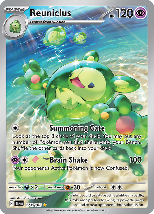 Reuniclus 171/162 from Temporal Forces (TEF) - Illustration Rare English Pokémon TCG single card