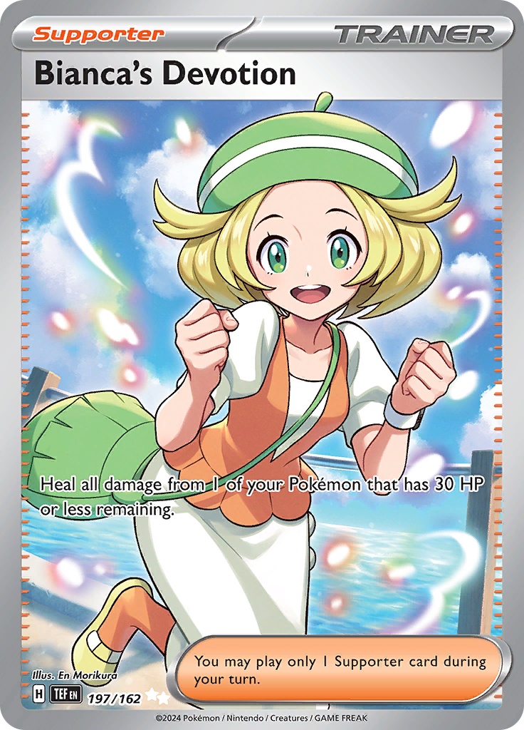 Bianca's Devotion 197/162 from Temporal Forces (TEF) - Ultra Rare English Pokémon TCG single card