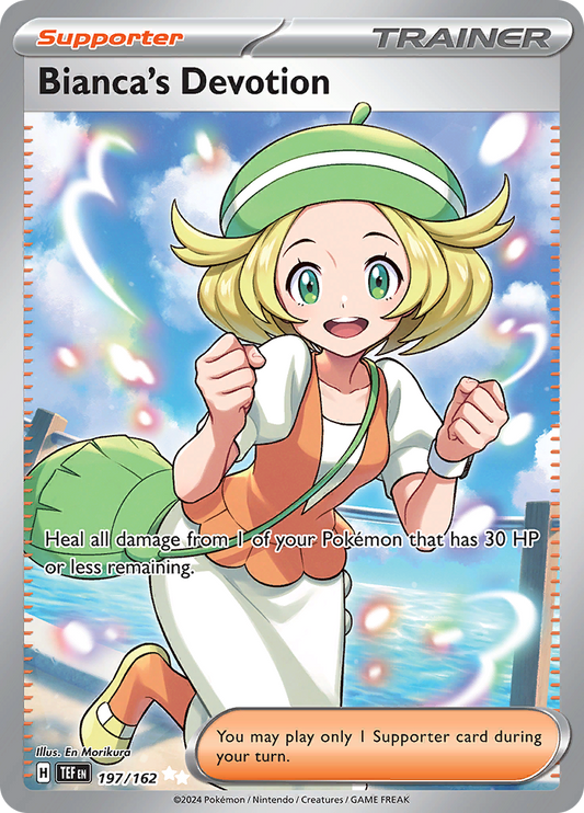 Bianca's Devotion 197/162 from Temporal Forces (TEF) - Ultra Rare English Pokémon TCG single card