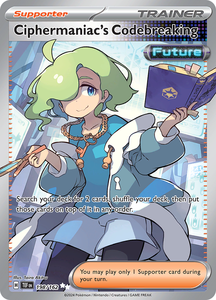 Ciphermaniac's Codebreaking 198/162 from Temporal Forces (TEF) - Ultra Rare English Pokémon TCG single card