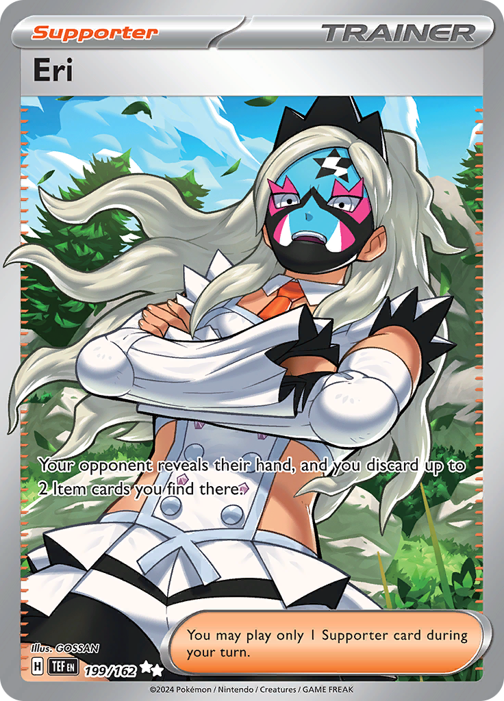 Eri 199/162 from Temporal Forces (TEF) - Ultra Rare English Pokémon TCG single card