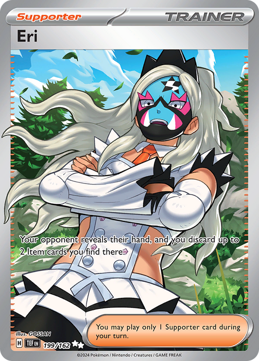 Eri 199/162 from Temporal Forces (TEF) - Ultra Rare English Pokémon TCG single card