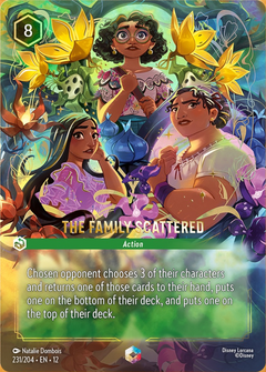 The Family Scattered (012-231) - Set 12: Wilds Unknown - Disney Lorcana Enchanted